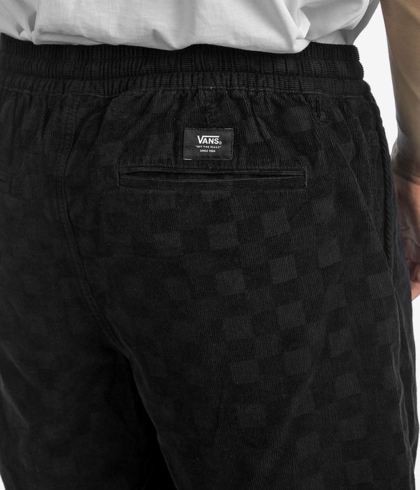 Vans Range Check Cord Loose Shorts (black)