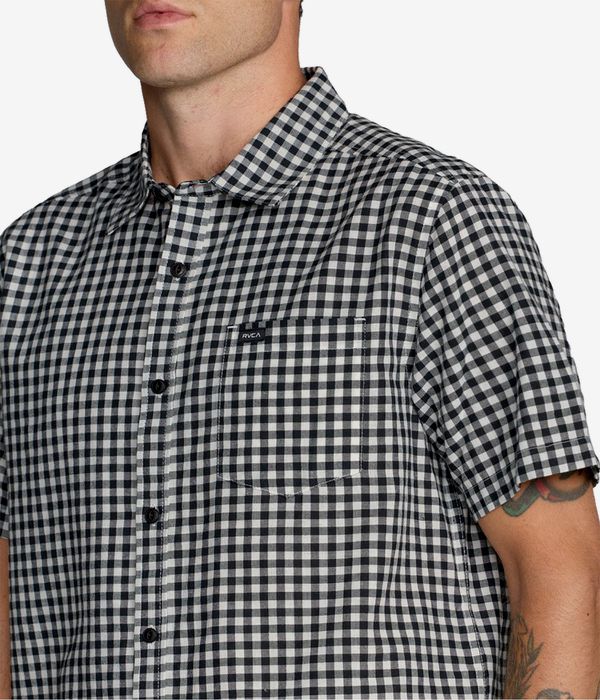 RVCA Overspray Chemise (black white)