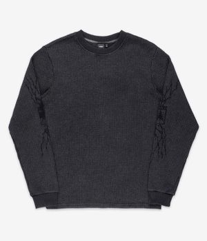 Former Scrawl Waffle Long sleeve (washed black)