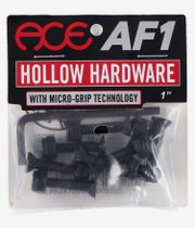 Ace AF1 Hollow Grippers 1" Tornillos (black) Llave Allen Cabeza plana (avellanada)