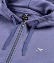 Iriedaily Mini Flag 2 Zip-Sweatshirt avec capuchon (dove blue)