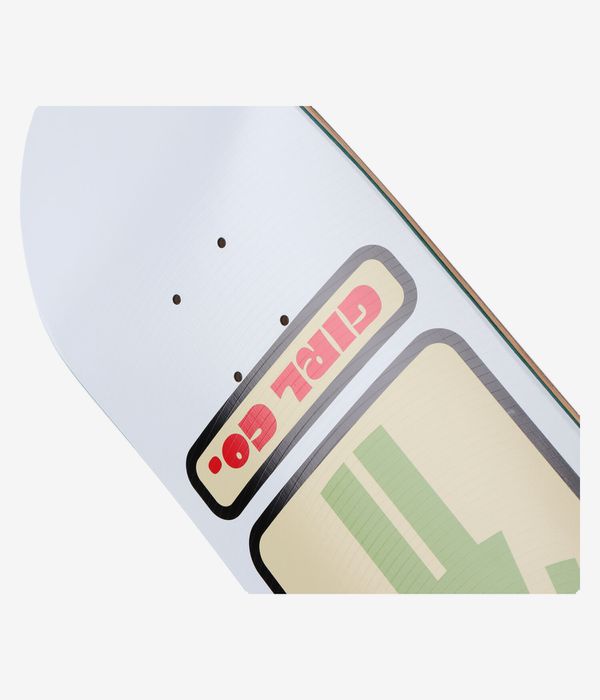 Girl Bannerot Hypno Girl 8.125" Tabla de skate (white)