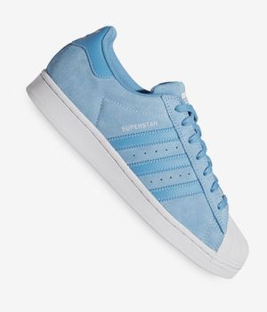 adidas Skateboarding Superstar ADV Shoes (light blue white light blue)