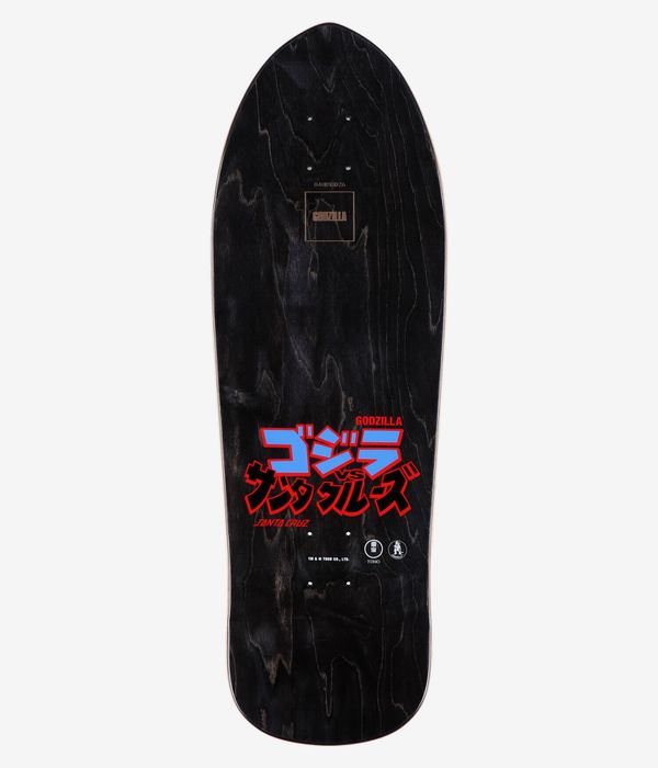Santa Cruz x Godzilla Jr. Natas 9.89" Skateboard Deck (multi)