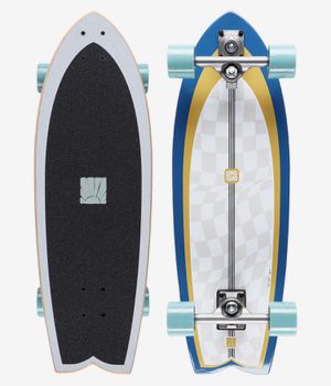 Long Island Checker 30" (76,2cm) Surfskate Cruiser (blue)