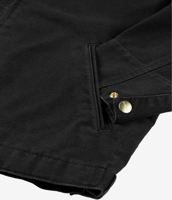 Carhartt WIP Detroit Organic Dearborn Jacket (black black stone canvas)