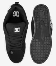 DC Court Graffik Shoes women (black white stencil)