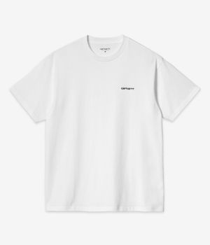 Carhartt WIP Script Embroidery T-Shirty (white white black)