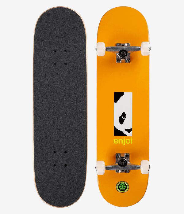 Enjoi Box Panda 8.125" Complete-Skateboard (orange)