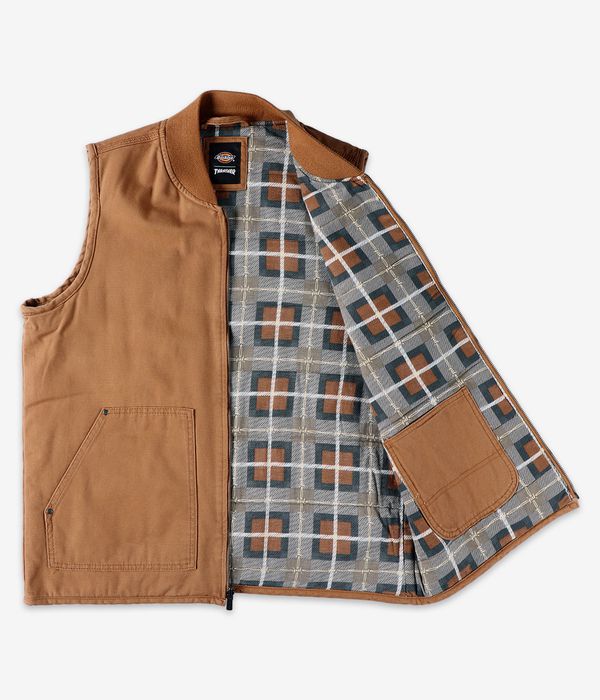 Dickies x Thrasher Logo Chaleco (brown duck)