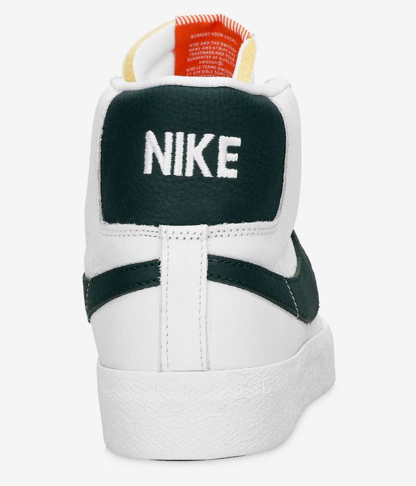 Nike SB Zoom Blazer Mid Iso Schoen (white pro green)