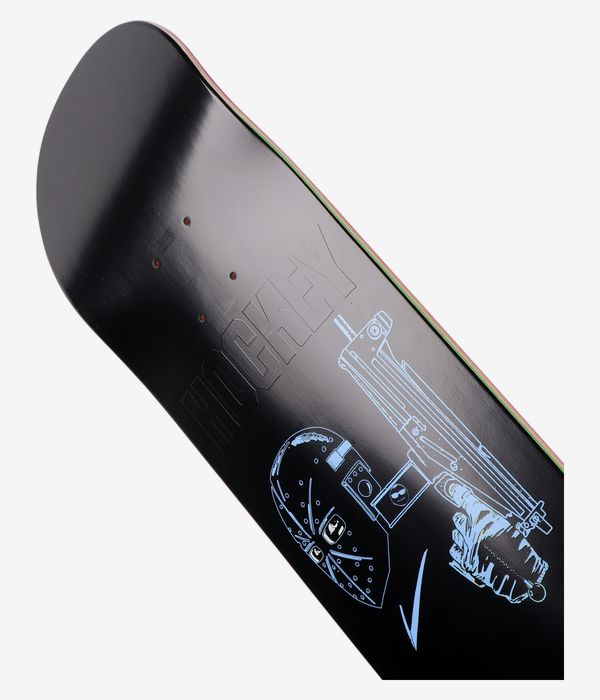 HOCKEY Campos Not Heat Shape 1 8.25" Skateboard Deck (black)