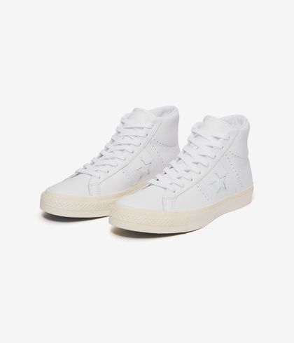 Converse One Star Academy Hi Shoes White Fir Egret Buy At Skatedeluxe