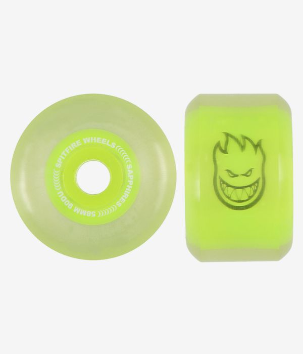 Spitfire Sapphire Rollen (neon yellow) 58 mm 90A 4er Pack