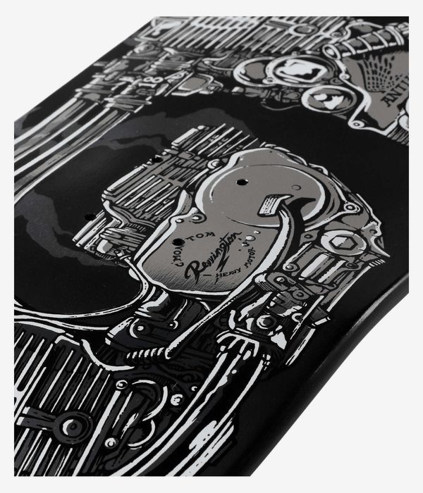 Anti Hero Grant 'GT Revington' Re-Rev'd 8.5" Skateboard Deck (dipped matte black)