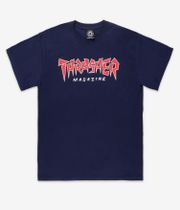 Thrasher Jagged Logo Camiseta (navy)