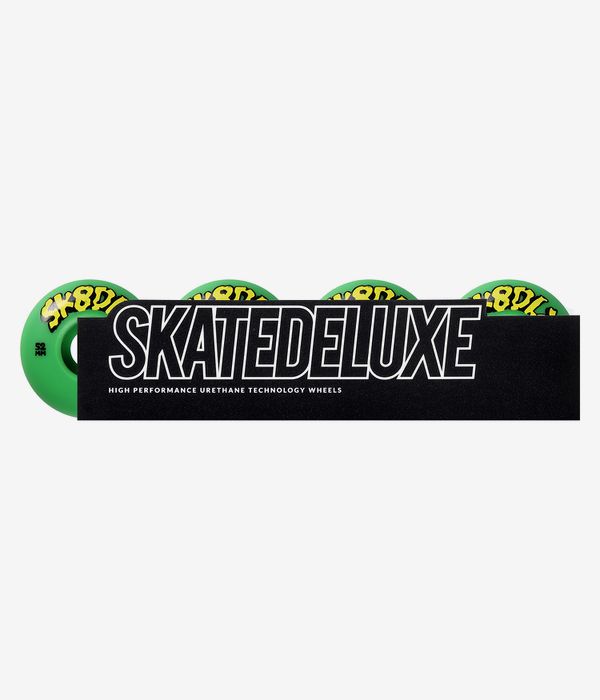 skatedeluxe Punk Classic ADV Roues (green) 52mm 99A 4 Pack