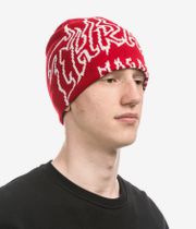 Thrasher Fire Outlined Beanie (red)