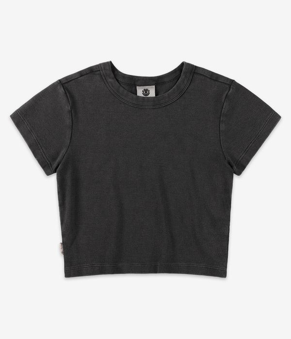 Element Icon Crop T-Shirt women (off black)