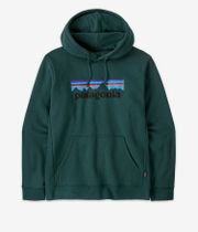 Patagonia P-6 Logo Uprisal Hoodie (cascade green)