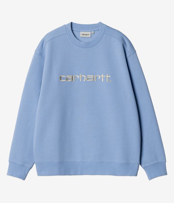 Carhartt WIP W' Basic Sweatshirt women (bluebird fleur de sel)
