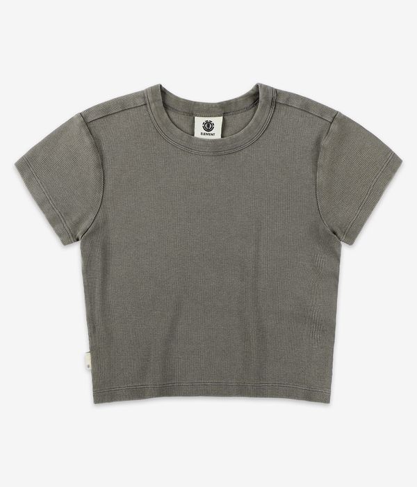 Element Icon Crop T-Shirt women (forest night)