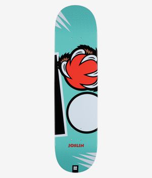 Plan B Joslin Grizz Twintip 8" Skateboard Deck (teal)