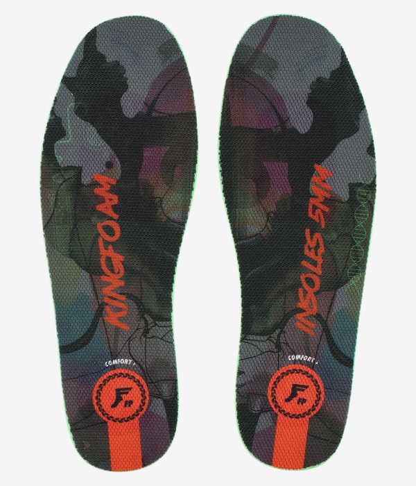 Footprint King Foam Flat Semelle (black camo red)
