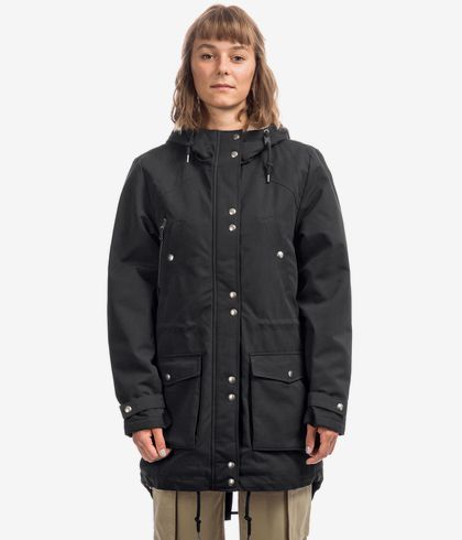 Volcom walk on by parka black Clearance