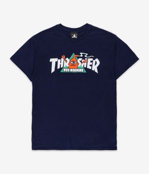 Thrasher x Toy Machine Vortex T-Shirt (navy)