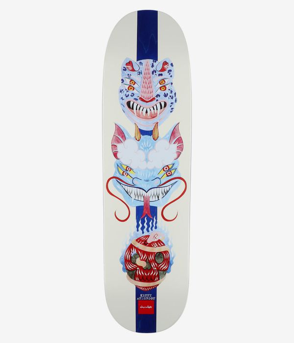 Chocolate Anderson Dog Perfume Masks Skidul 8.5" Planche de skateboard (multi)