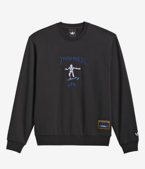 adidas x Thrasher x Argentine Football Association Mark Gonzales Skate Head Sweatshirt (black)