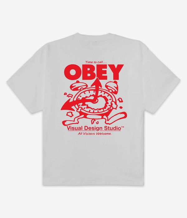 Obey Time To Call T-Shirt (white)