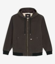 Dickies Hooded Duck Canvas Jacket (dark brown)