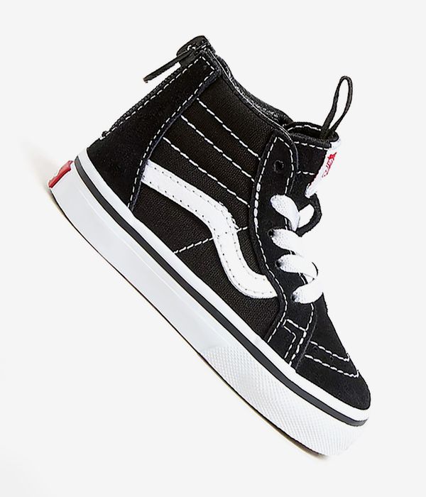 Vans TD Sk8 Hi Zip Schuh kids black white online kaufen skatedeluxe