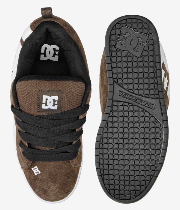 DC Court Graffik SE Shoes (brown white)