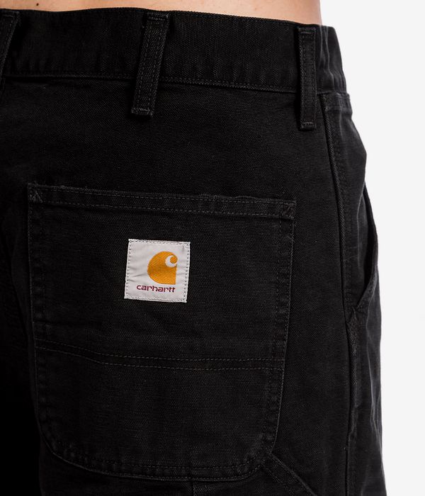 Carhartt WIP Single Knee Pant Organic Dearborn Broeken (black aged canvas)