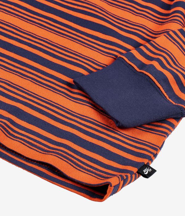 Nike SB Stripe Long sleeve (purple ink campfire orange)