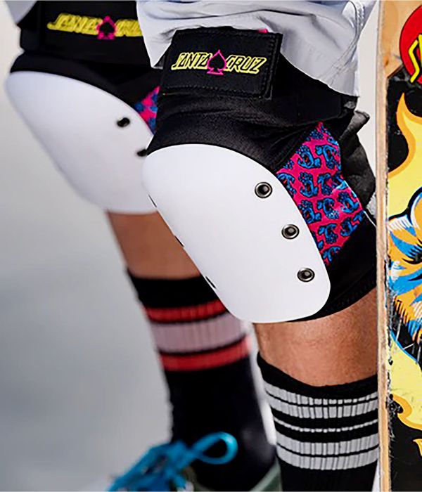 PRO-TEC x Santa Cruz Street Gear Schützer-Set kids (black white pink)