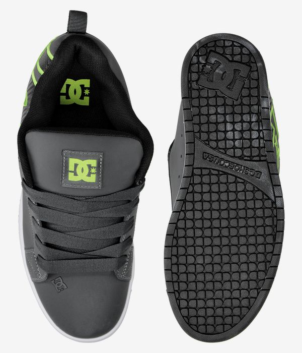 DC Court Graffik Schoen (grey black green)