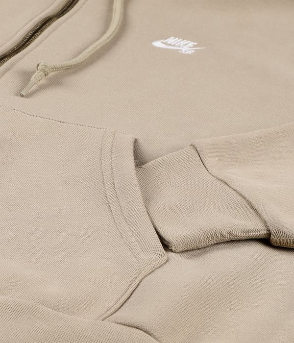 Shop Nike SB Essential Zip Hoodie khaki online skatedeluxe