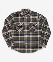 Brixton Bowery Shirt (cypress green washed navy white)