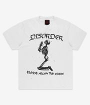 Disorder Skateboards Allow The Chaos T-Shirty (vintage white)