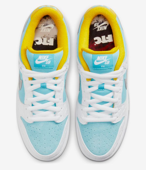 Nike SB Dunk Low Pro x FTC Shoes (lagoon pulse metallic silver)