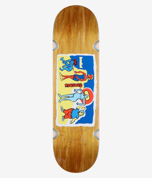 Krooked Gonz Family Affair Wheel Wells 9" Skateboard Deck (brown)