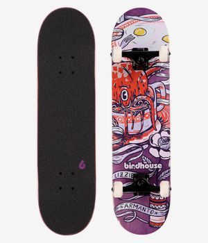 Birdhouse Stage 3 Armanto Favorites 7.75" Complete-Skateboard (purple)