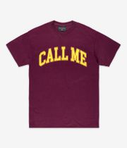 Call Me 917 Call Me Camiseta (burgundy)