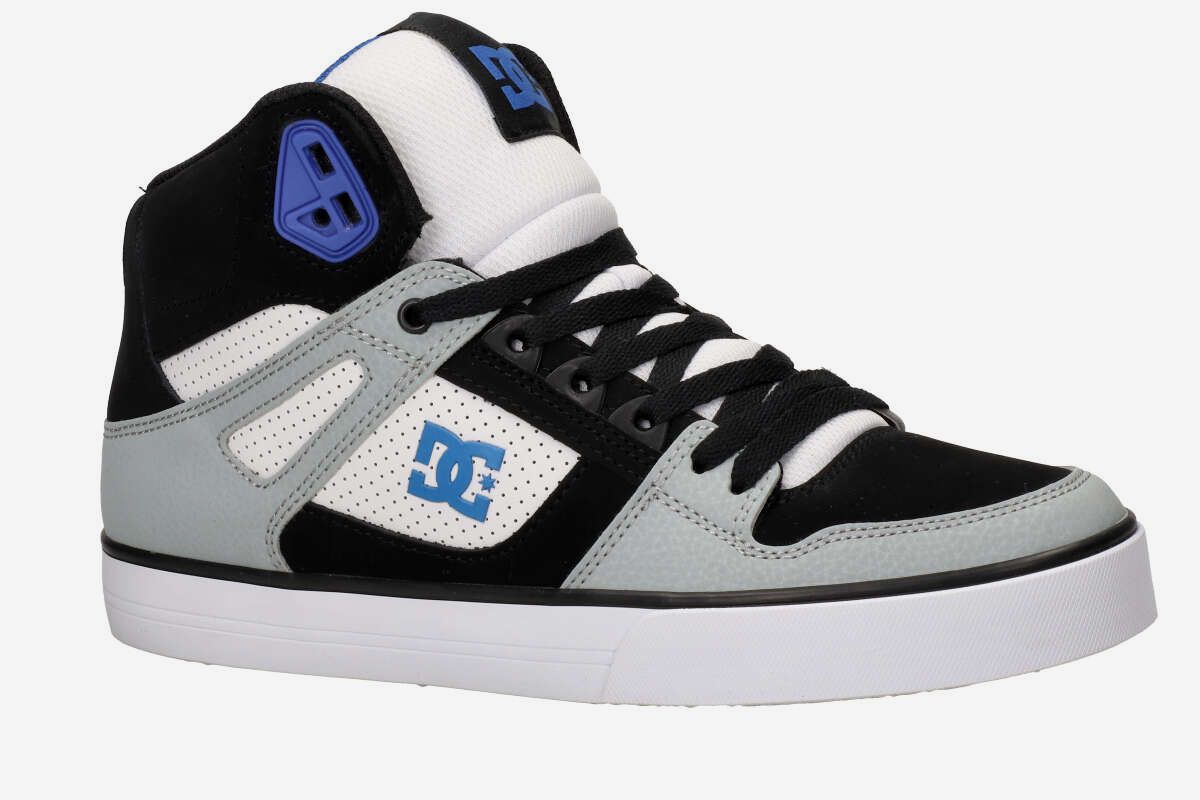DC Pure High Top WC Buty (black white blue)
