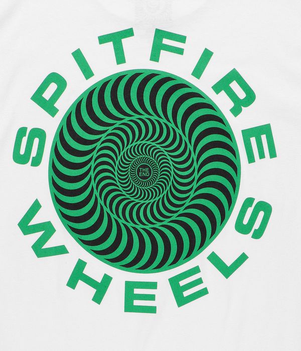 Spitfire Classic '87 Swirl Fill Camiseta (white green)