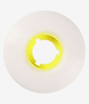 skatedeluxe Retro Rouedas (white yellow) 53mm 100A Pack de 4